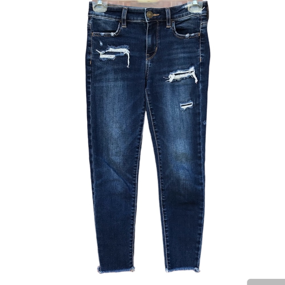American Eagle AE Next Level Stretch Jegging Capri Jeans Size 0 X-Short